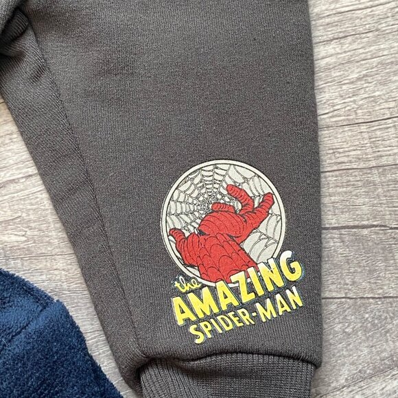 Baby Clothing Bundle: Moose Hoodie Spider-Man Pants Camo Onesie & Denim Pants 3- - Picture 3 of 9